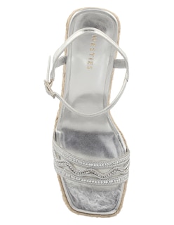 Foto 4 | Foto 4 | Alpargata Casual Westies Plateado Sintético Para Mujer