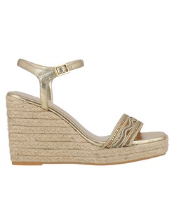 Foto 2 | Foto 2 | Alpargata Casual Westies Dorado Sintético Para Mujer