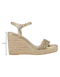 Foto 5 | Foto 5 | Alpargata Casual Westies Dorado Sintético Para Mujer