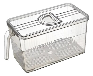 Foto 1 | Foto 1 | Contenedor Para Refrigerador Almacenamineto Y Temporizador Xtellar Modelo Trasnparente