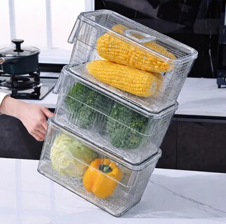 Foto 3 | Foto 3 | Contenedor Para Refrigerador Almacenamineto Y Temporizador Xtellar Modelo Trasnparente