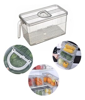 Foto 4 | Foto 4 | Contenedor Para Refrigerador Almacenamineto Y Temporizador Xtellar Modelo Trasnparente