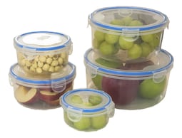 Recipiente Hermético 900ml Sellado Para Frutas Y Verduras Xtellar Modelo Transparente