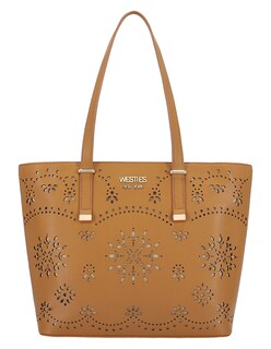 Foto 2 | Foto 2 | Bolsa Tote Westies Hbsureshwe Café Sintetico Para Mujer