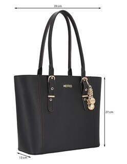 Foto 5 | Foto 5 | Bolsa Tote Westies Hbtelescope3we Negro Sintetico Para Mujer