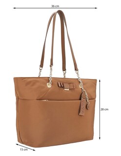 Foto 5 | Foto 5 | Bolsa Tote Westies Hbhomurawe Café Textil Para Mujer