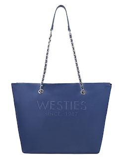 Foto 2 | Foto 2 | Bolsa Tote Westies Hbjahairawe Azul Textil Para Mujer