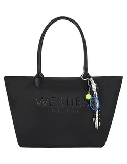 Foto 2 | Foto 2 | Bolsa Tote Westies Hblightwe Negro Textil Para Mujer
