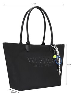 Foto 5 | Foto 5 | Bolsa Tote Westies Hblightwe Negro Textil Para Mujer
