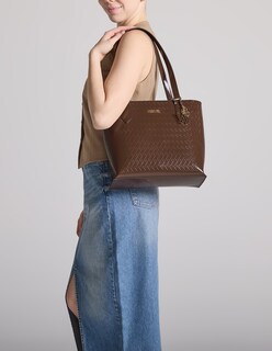 Foto 6 | Foto 6 | Bolsa Tote Westies Hbhuno4we Café Sintetico Para Mujer