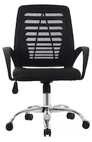 Silla De Oficina Reclinable Modelo Negro