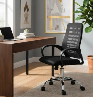 Foto 2 | Foto 2 | Silla De Oficina Reclinable Modelo Negro