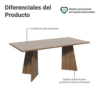 Foto 4 | Foto 4 | Escritorio Ejecutivo Madesa 5388 Rectangular Mc