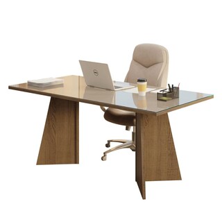 Foto 1 | Foto 1 | Escritorio Ejecutivo Madesa 5388 Tablero De Vidrio Mc 01