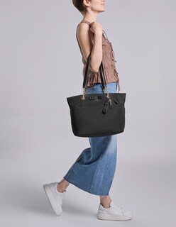 Foto 6 | Foto 6 | Bolsa Tote Westies Hbhomurawe Negro Textil Para Mujer