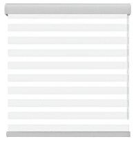 Persiana Enrollable Doble Capa 100x200 Cm Modelo Blanco