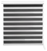 Persiana Enrollable Doble Capa Modelo Gris