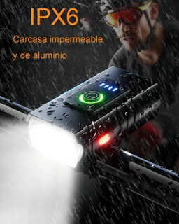 Foto 2 | Foto 2 | Set Luces Para Bicicleta Led Modelo Negro