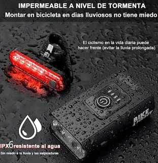 Foto 3 | Foto 3 | Set Luces Para Bicicleta Led Modelo Negro