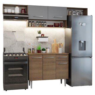 Foto 1 | Foto 1 | Cocina Integral Completa Modular Madesa Emilly 225cm Mg 01