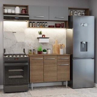 Foto 2 | Foto 2 | Cocina Integral Completa Modular Madesa Emilly 225cm Mg 01