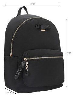 Foto 5 | Foto 5 | Mochila Westies Hbshouyouwe Negro Textil Para Mujer