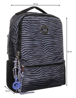 Foto 5 | Foto 5 | Mochila Westies Hbtutone3we Negro Textil Para Mujer