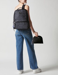 Foto 6 | Foto 6 | Mochila Westies Hbtutone3we Negro Textil Para Mujer