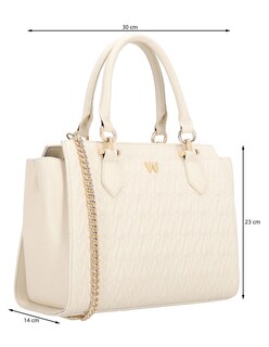Foto 5 | Foto 5 | Bolsa Satchel Westies Hbanmona3we Beige Sintetico Para Mujer
