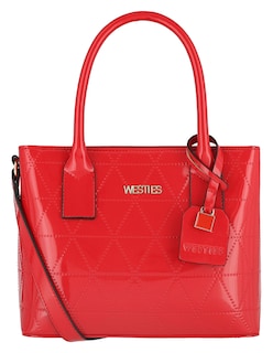 Foto 2 | Foto 2 | Bolsa Satchel Westies Hbzuazua3we Rojo Sintetico Para Mujer
