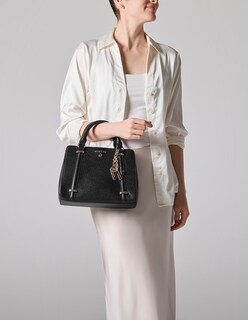 Foto 6 | Foto 6 | Bolsa Satchel Westies Hbsiouxsiewe Negro Sintetico Para Mujer