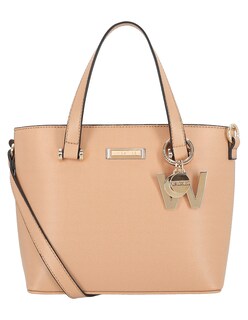 Foto 2 | Foto 2 | Bolsa Satchel Westies Hbsenna29we Beige Sintetico Para Mujer