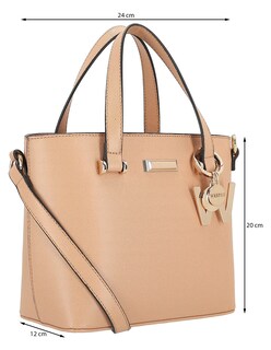 Foto 5 | Foto 5 | Bolsa Satchel Westies Hbsenna29we Beige Sintetico Para Mujer