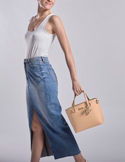 Foto 7 | Foto 7 | Bolsa Satchel Westies Hbsenna29we Beige Sintetico Para Mujer