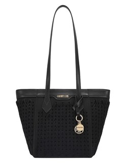 Foto 2 | Foto 2 | Bolsa Satchel Westies Hbtrecuwe Negro Textil Para Mujer