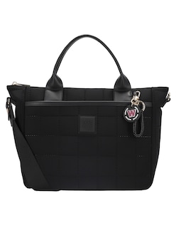 Foto 2 | Foto 2 | Bolsa Satchel Westies Hbaitna4we Negro Textil Para Mujer