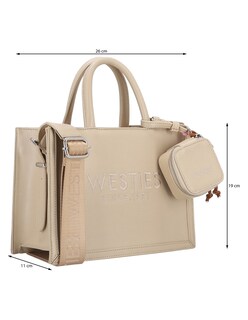 Foto 5 | Foto 5 | Bolsa Satchel Westies Hbnemethwe Beige Sintetico Para Mujer