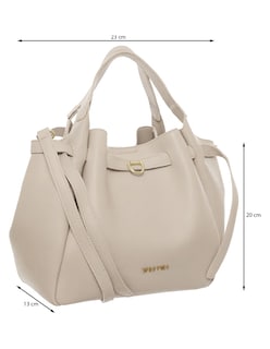 Foto 5 | Foto 5 | Bolsa Satchel Westies Hbshuichiwe Beige Sintetico Para Mujer