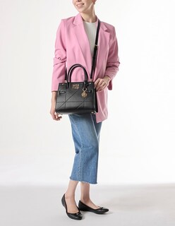 Foto 6 | Foto 6 | Bolsa Satchel Westies Hbkaena2we Negro Sintetico Para Mujer