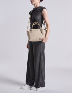 Foto 6 | Foto 6 | Bolsa Satchel Westies Hbolivio4we Dorado Sintetico Para Mujer