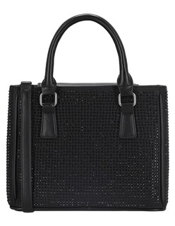 Foto 3 | Foto 3 | Bolsa Satchel Westies Hbsilvia2we Negro Textil Para Mujer