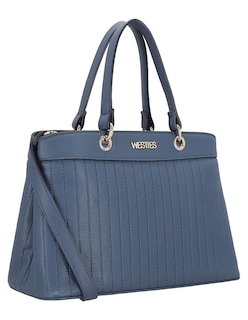 Foto 1 | Foto 1 | Bolsa Satchel Westies Hbrahulwe Azul Sintetico Para Mujer