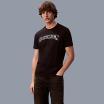 Playera Calvin Klein Clásica Negro Algodón Hombre Original