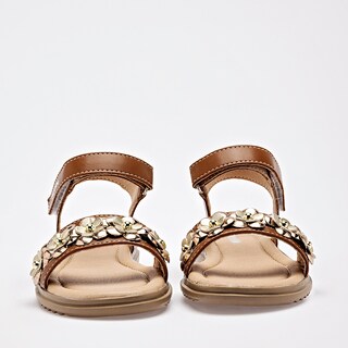 Foto 4 | Foto 4 | Sandalia Yuyin Beige Para Niña