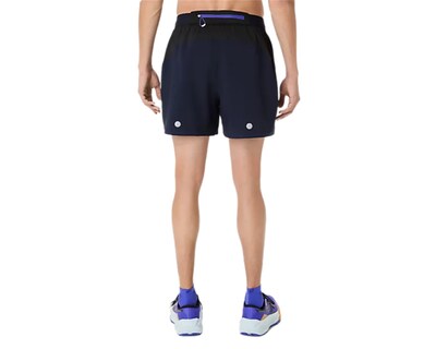 Foto 3 | Foto 3 | Short Asics Trail Running Fujitrail All Over Print 5In Azul para Hombre 2011D526.400