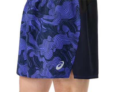Foto 4 | Foto 4 | Short Asics Trail Running Fujitrail All Over Print 5In Azul para Hombre 2011D526.400
