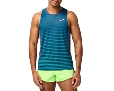Foto 2 | Foto 2 | Camiseta Running Brooks Atmosphere 3 Azul Hombre 211539460