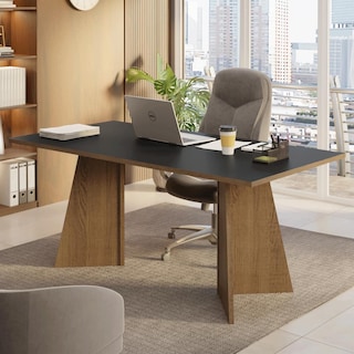 Foto 1 | Foto 1 | Mesa De Comedor Madesa 5388 Rectangular Marrón/negro