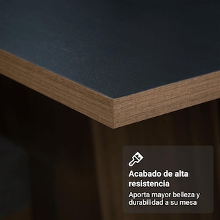 Foto 5 | Foto 5 | Mesa De Comedor Madesa 5388 Rectangular Marrón/negro