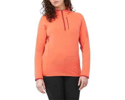 Foto 1 | Foto 1 | Sudadera Senderismo Salomon Essential Ltwarm Naranja Mujer L